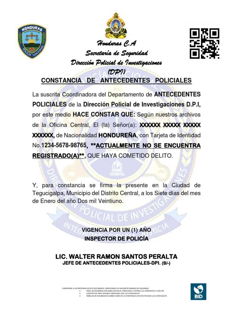 Menores de 30 años no pagarán constancias de antecedentes penales y policiales